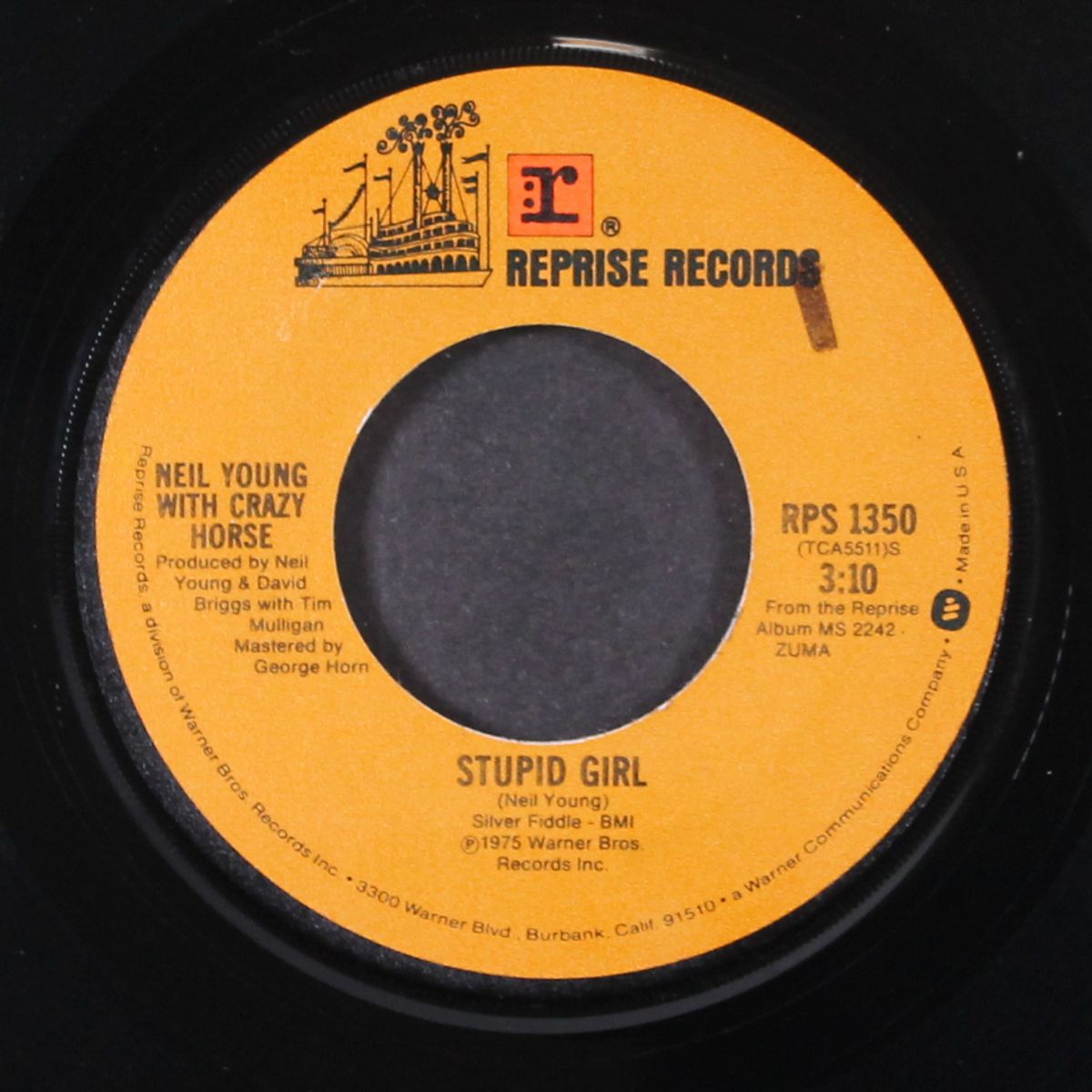 drive back / stupid girl by NEIL YOUNG