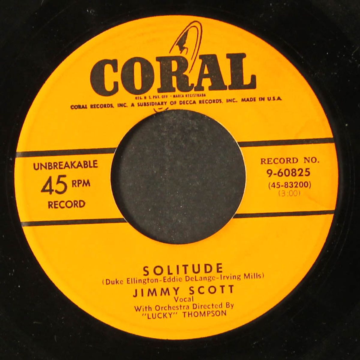you never miss the water / solitude by JIMMY SCOTT