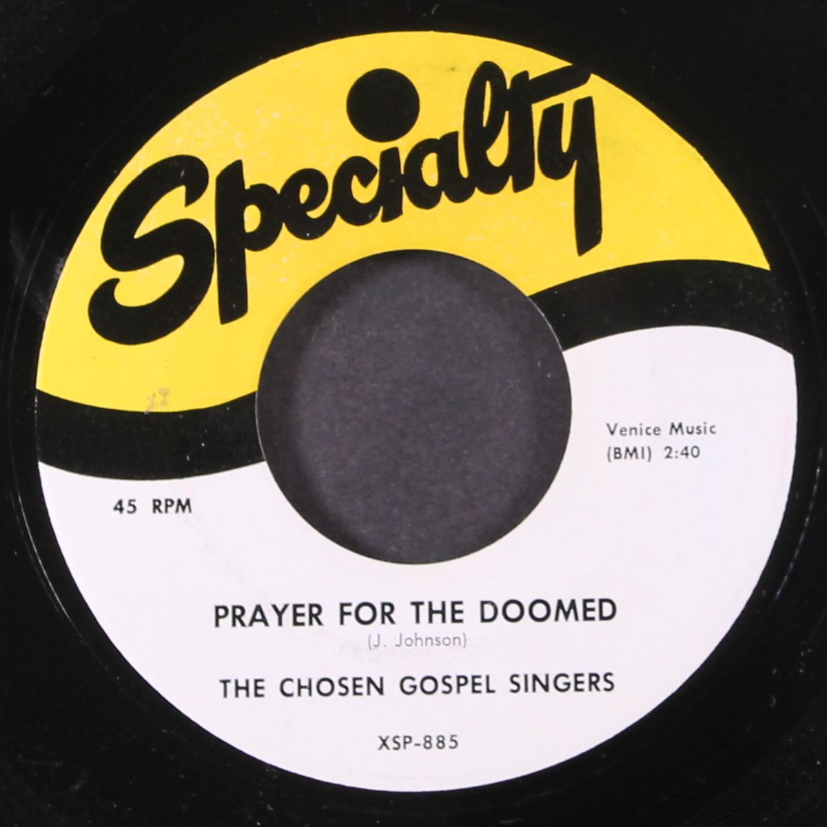 prayer for the doomed / stay with me jesus by CHOSEN GOSPEL SINGERS