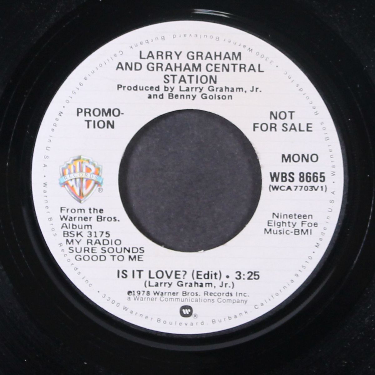 is it love? (edit) / mono by LARRY GRAHAM & GRAHAM CENTRAL STATION