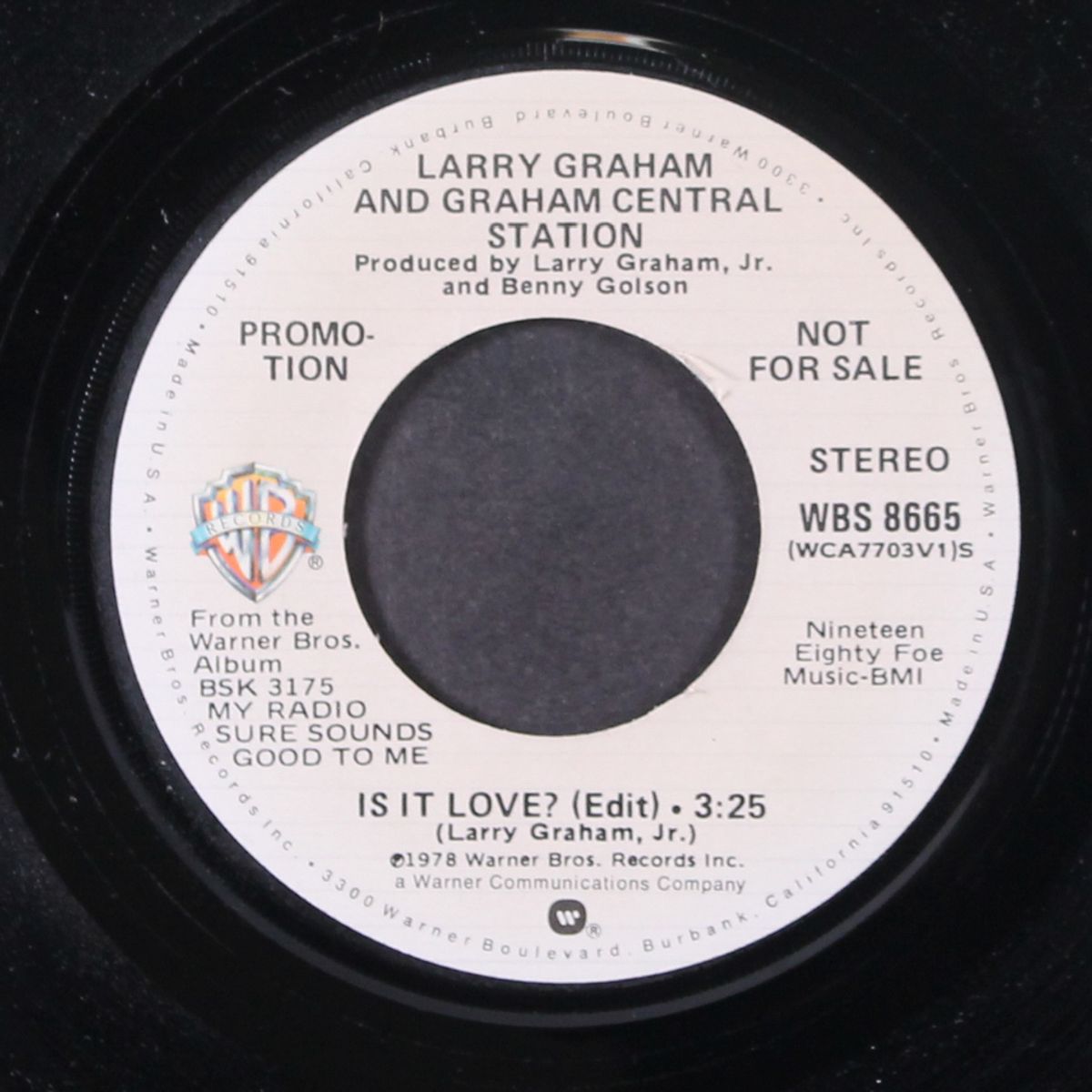 is it love? (edit) / mono by LARRY GRAHAM & GRAHAM CENTRAL STATION