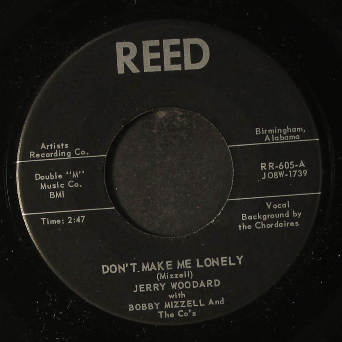 don't make me lonely / atomic fallout by JERRY WOODARD