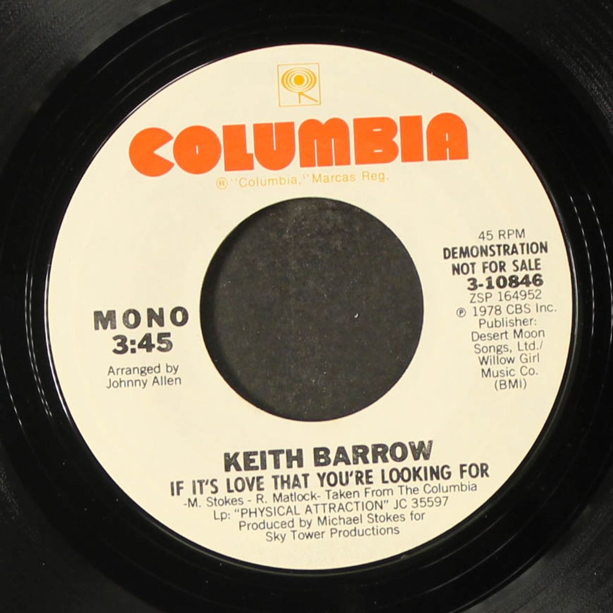 if it's love that you're looking for by KEITH BARROW