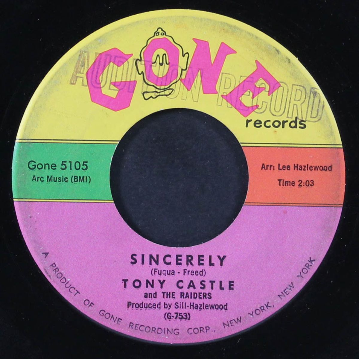 theme from gone with the wind / sincerely by TONY CASTLE & RAIDERS