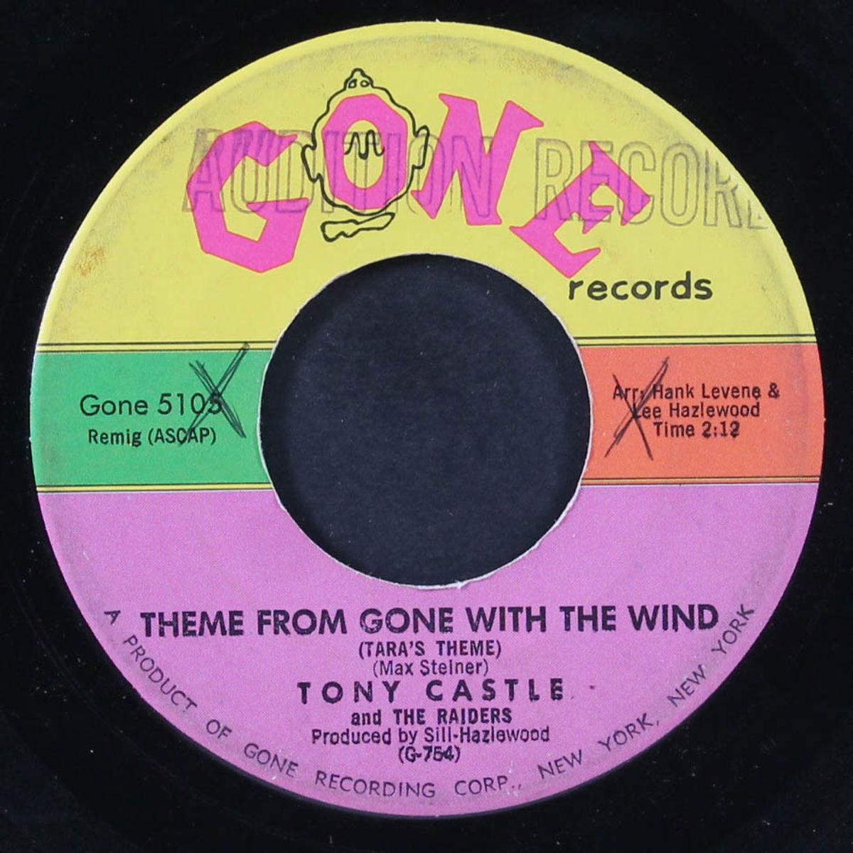 theme from gone with the wind / sincerely by TONY CASTLE & RAIDERS