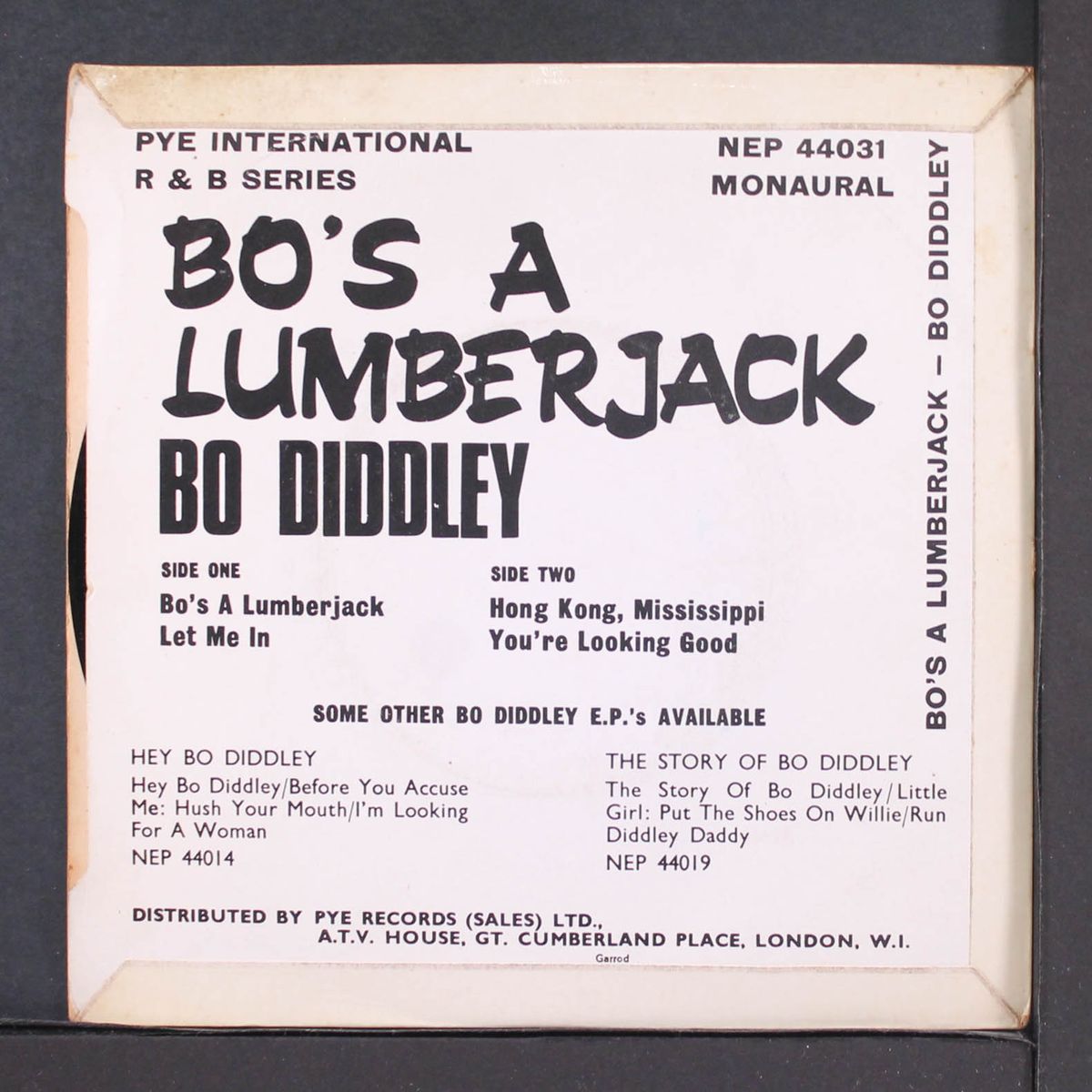 bo's a lumberjack by BO DIDDLEY