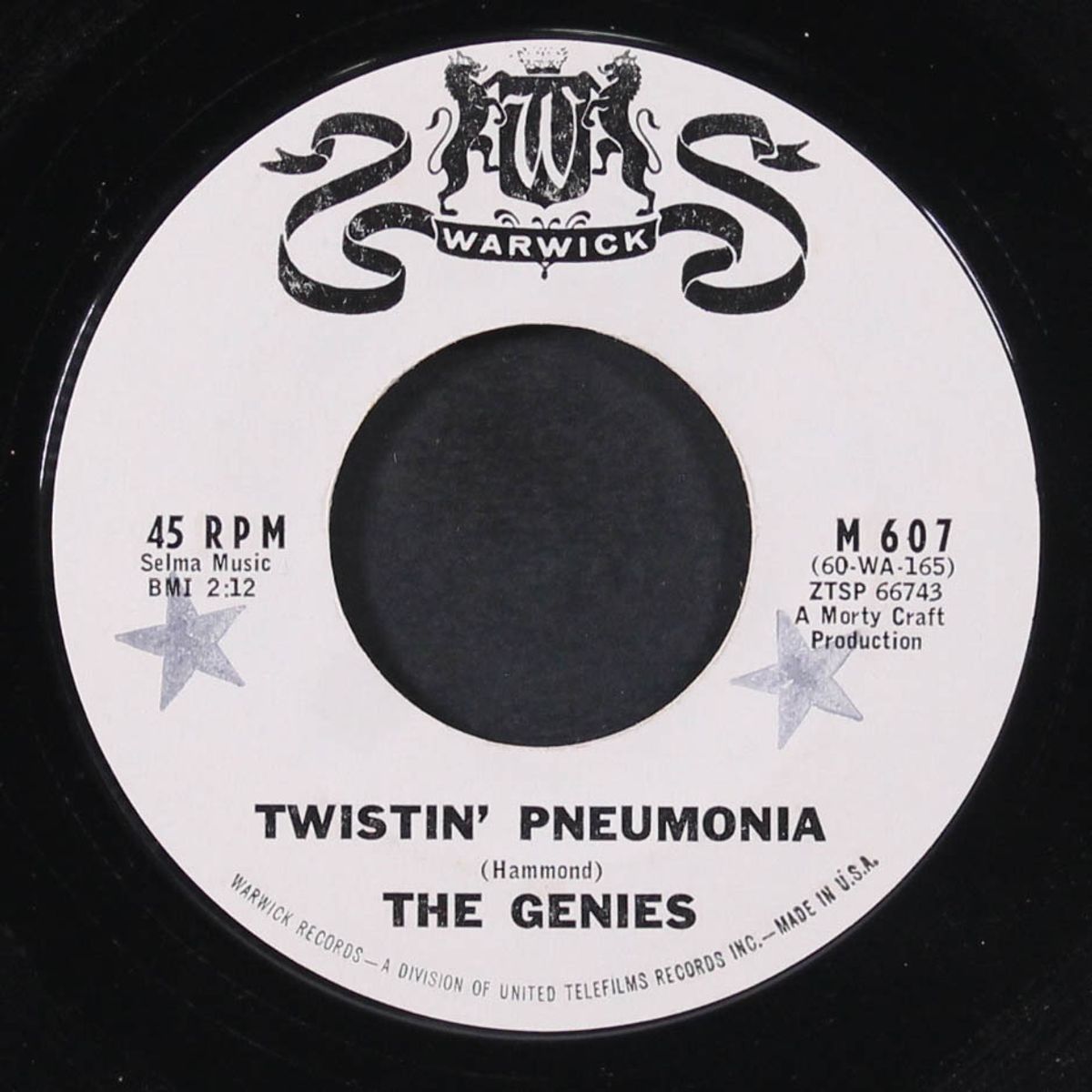 twistin' pneumonia / just like the bluebird by GENIES