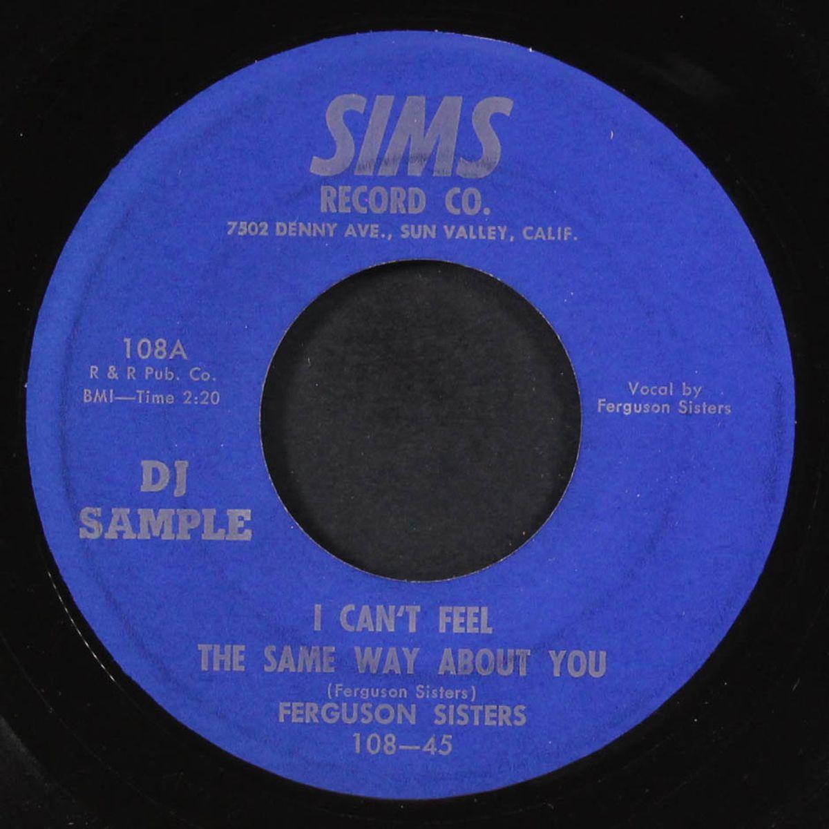 i can't feel the same way about you / like a daisy by FERGUSON SISTERS