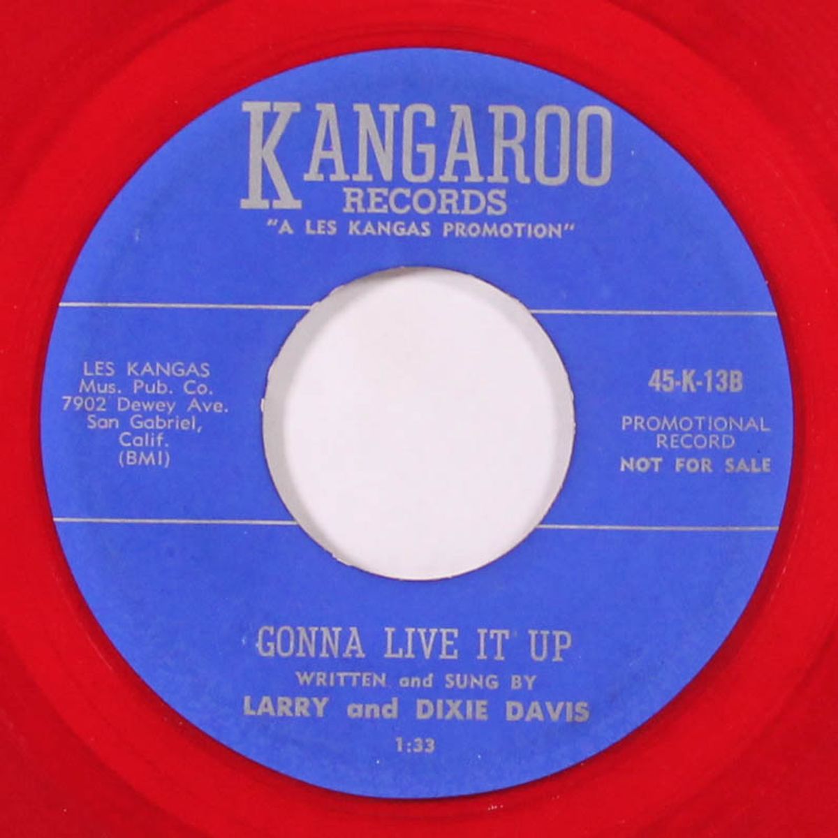 gonna live it up / welcome alaska by LARRY & DIXIE DAVIS