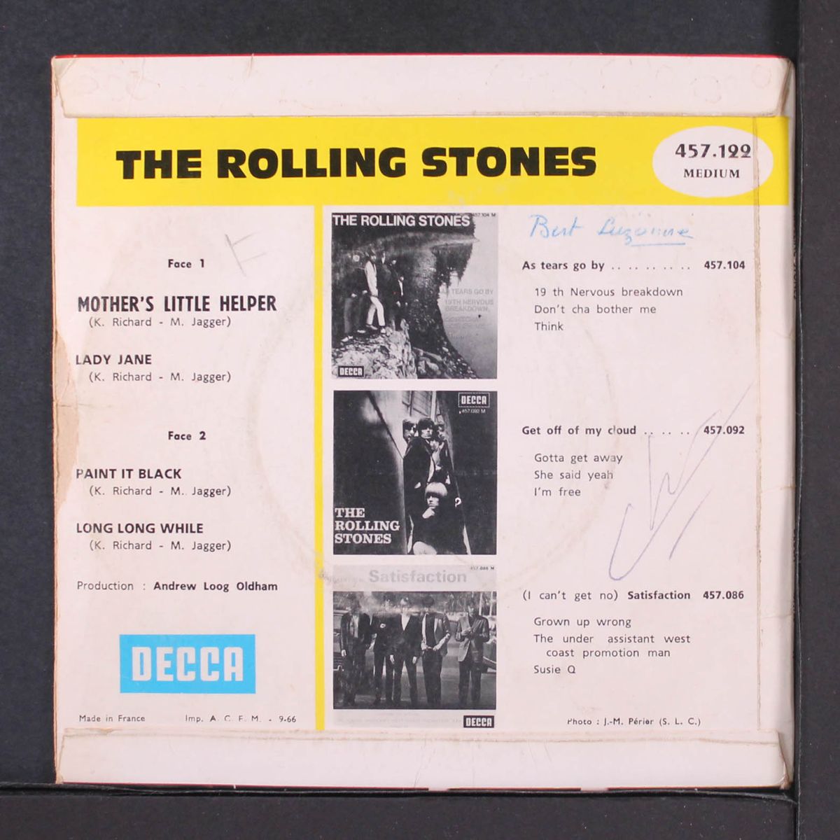 mother's little helper / paint it, black / long long while / lady jane by ROLLING STONES