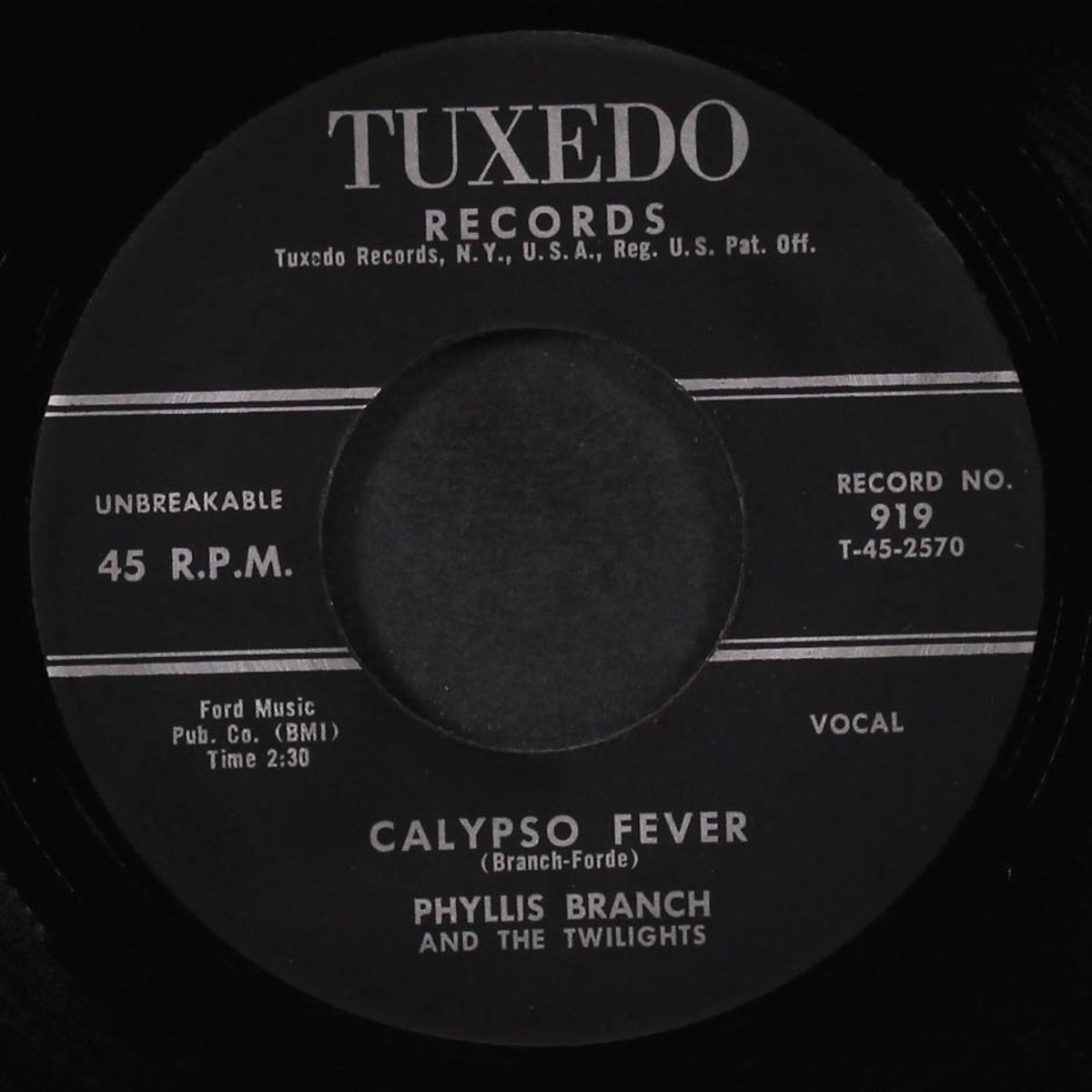 babalu / calypso fever by PHYLLIS BRANCH & TWILIGHTS