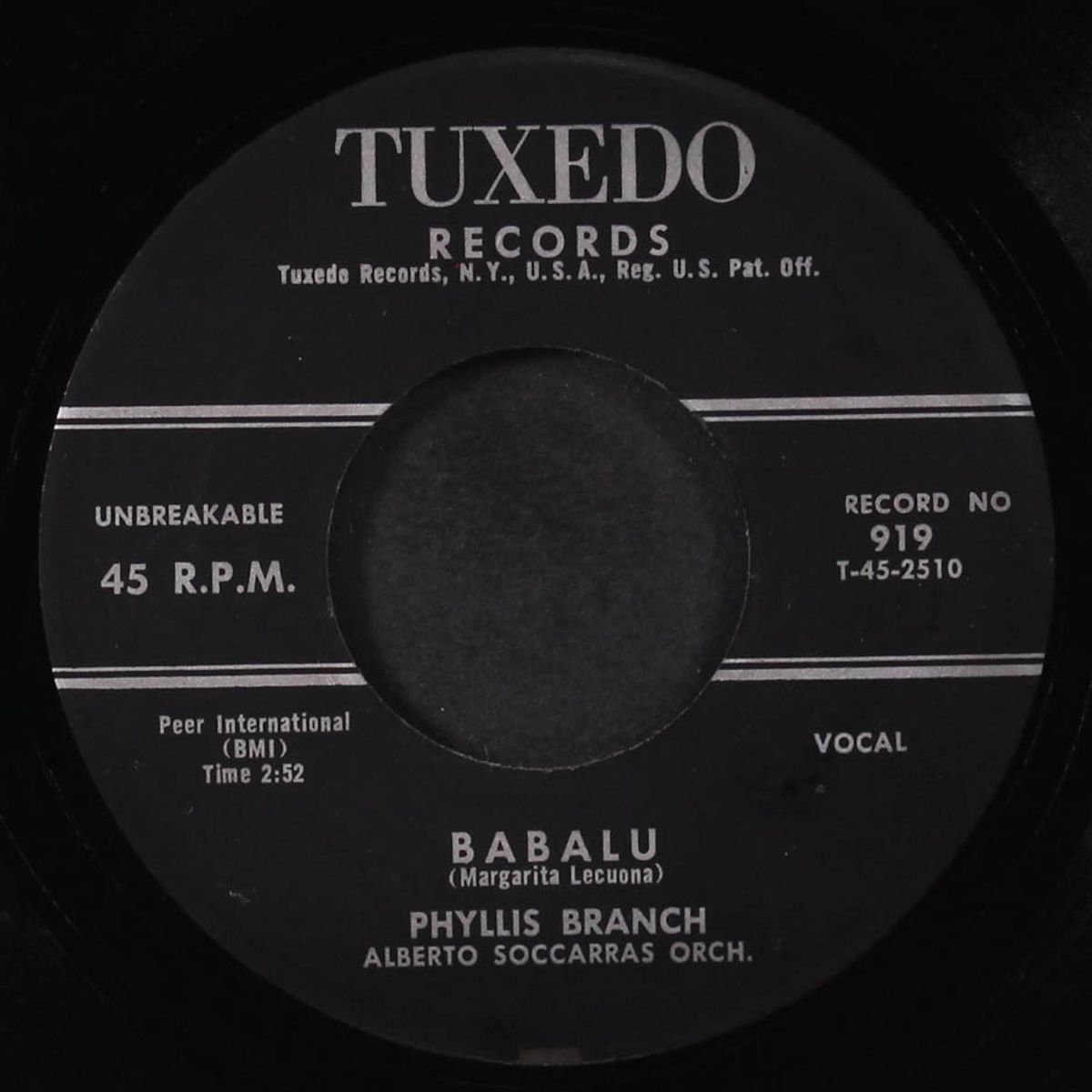 babalu / calypso fever by PHYLLIS BRANCH & TWILIGHTS