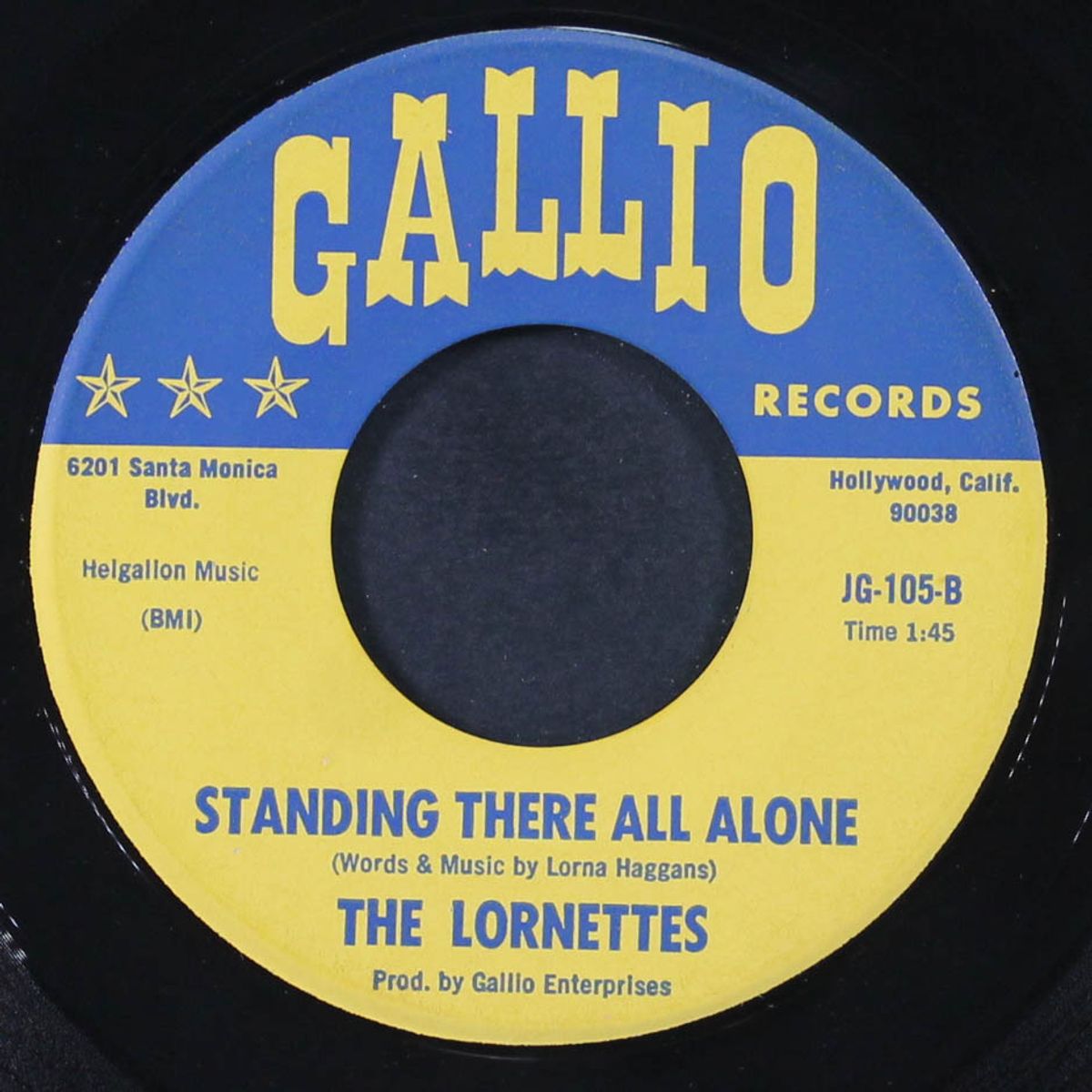i don't deny it girl / standing there all alone by LORNETTES