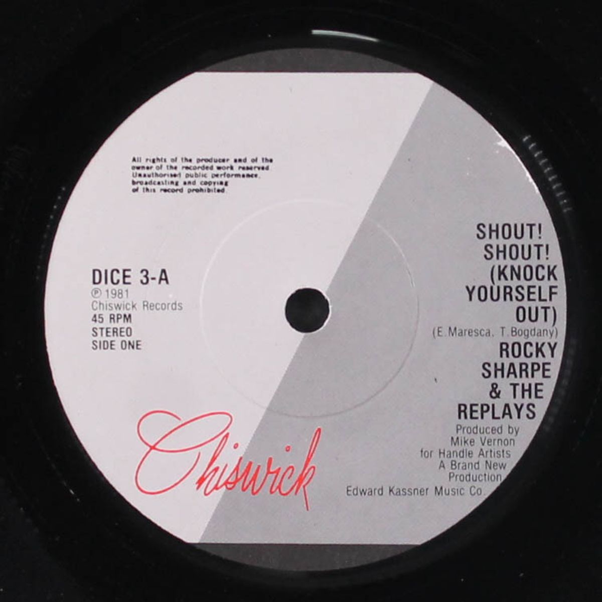 shout! shout! / hey! hey! good lookin' by ROCKY SHARPE & REPLAYS
