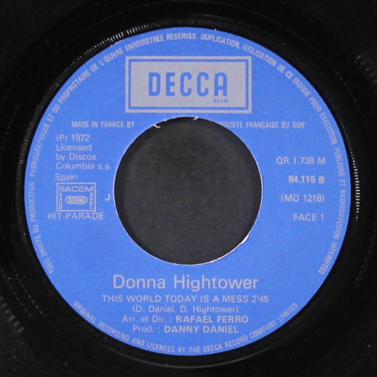 this world today is a mess by DONNA HIGHTOWER