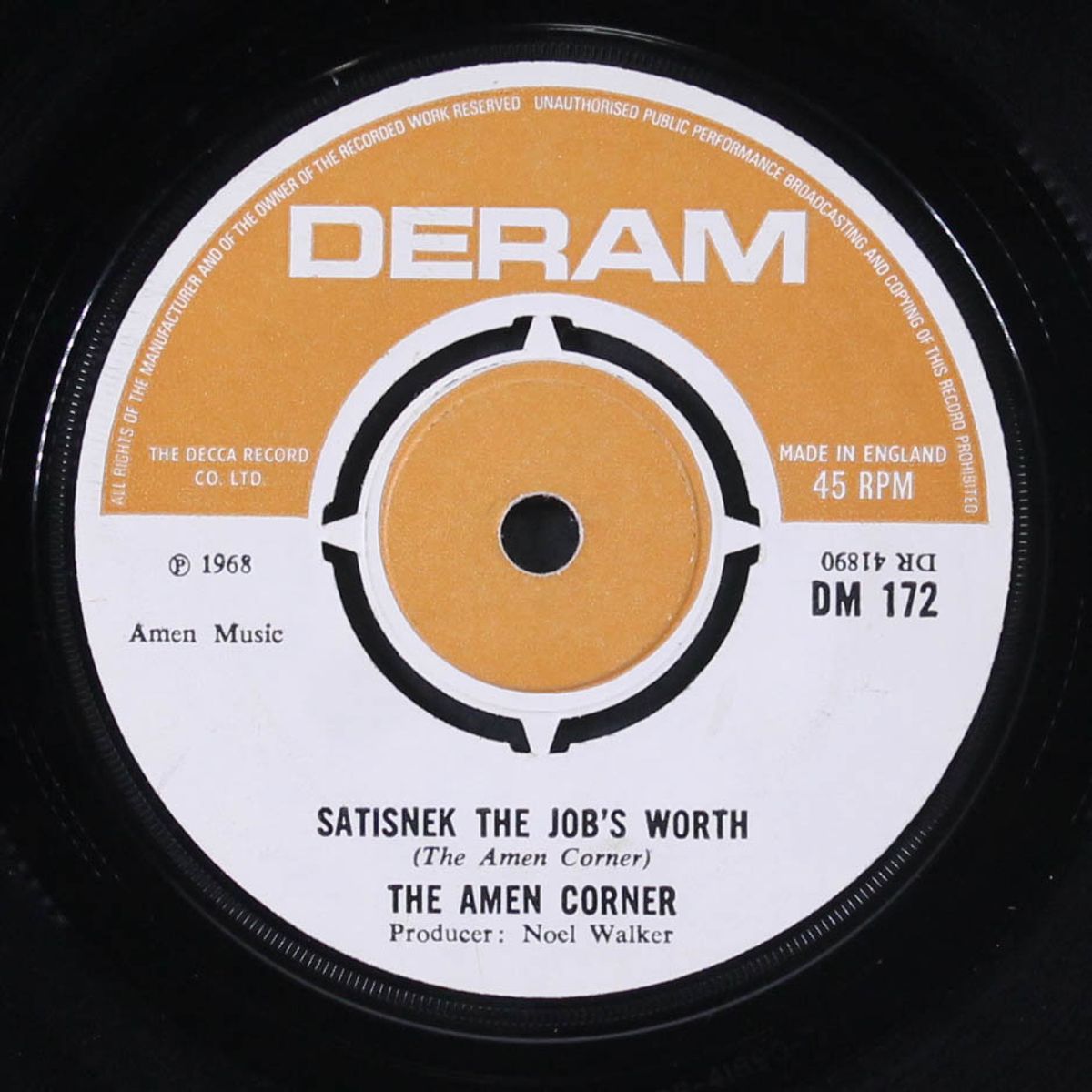 bend me shape me / satisnek the job's worth by AMEN CORNER