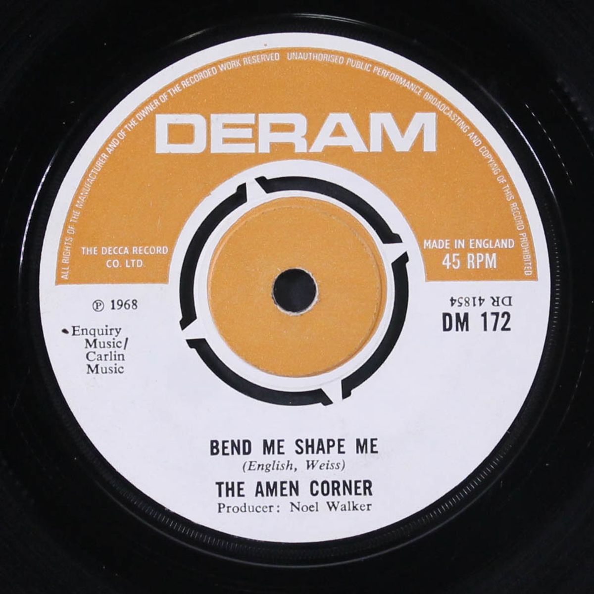 bend me shape me / satisnek the job's worth by AMEN CORNER