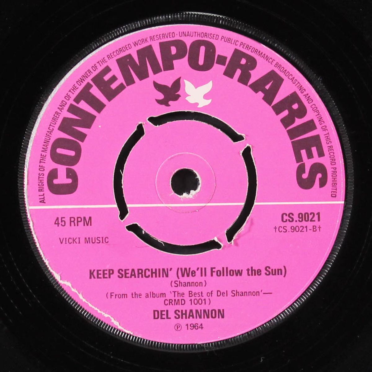 runaway / keep searchin' by DEL SHANNON