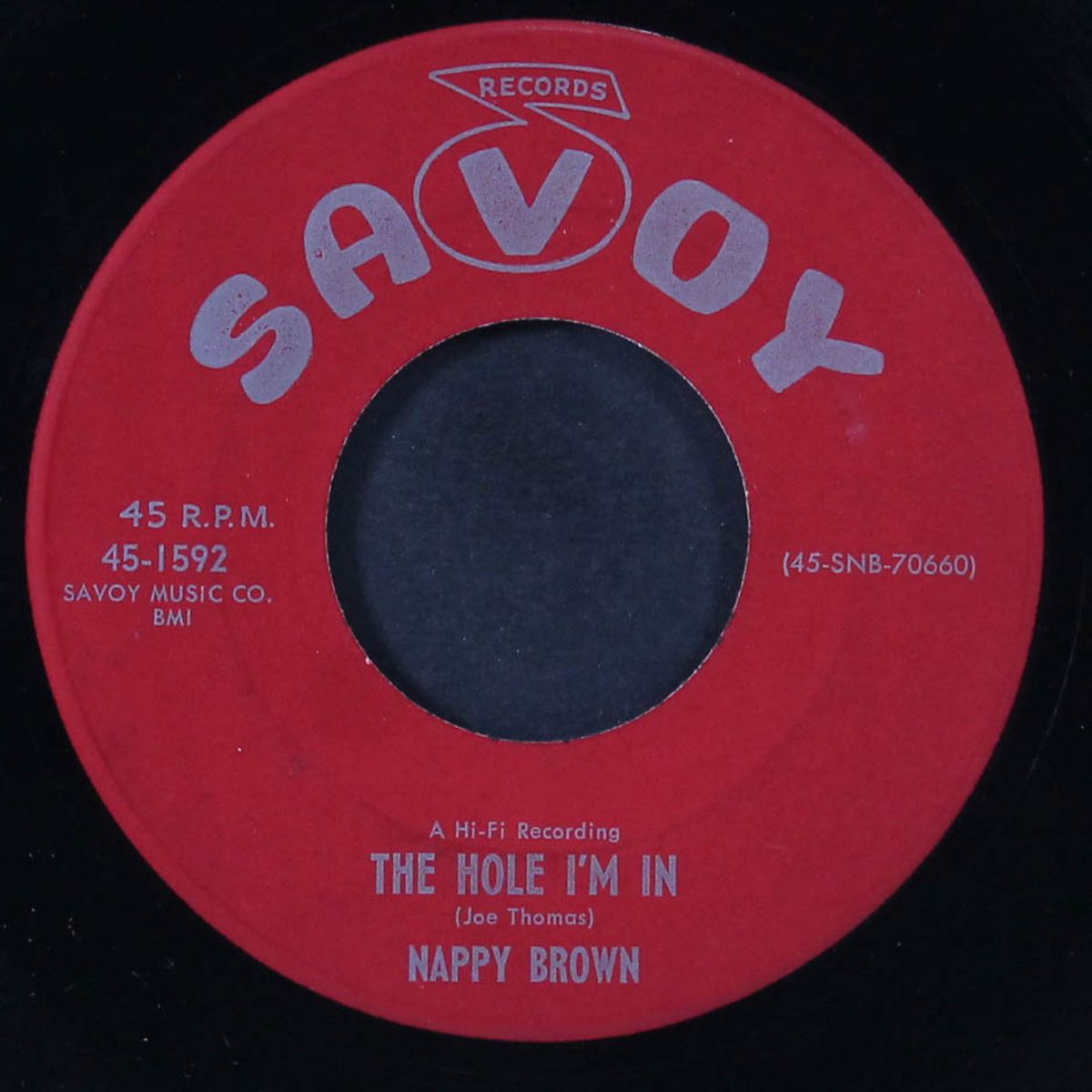 the hole i'm in / nobody can say by NAPPY BROWN