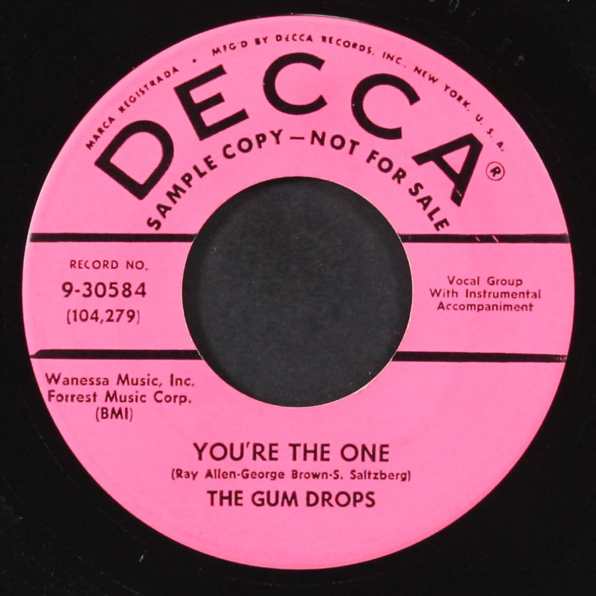 gum drop shoes and bells in her hair / you're the one by GUM DROPS