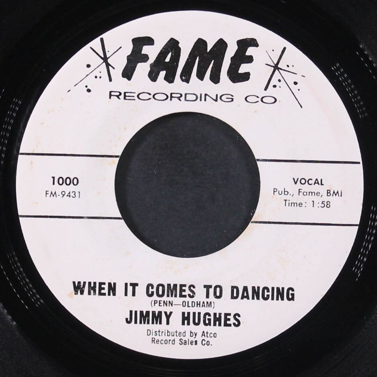 midnight affair / when it comes to dancing by JIMMY HUGHES