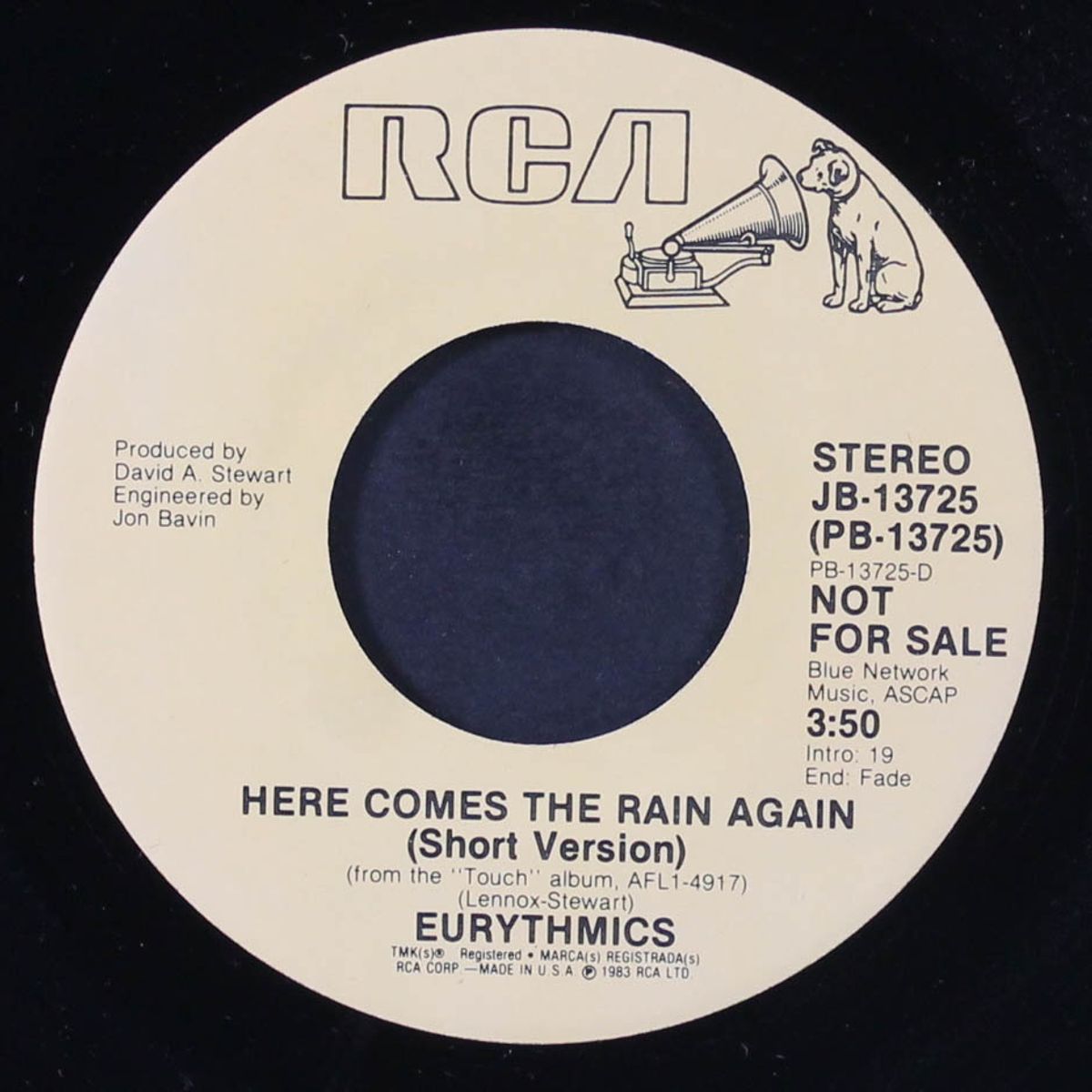 here comes the rain again / long version by EURYTHMICS