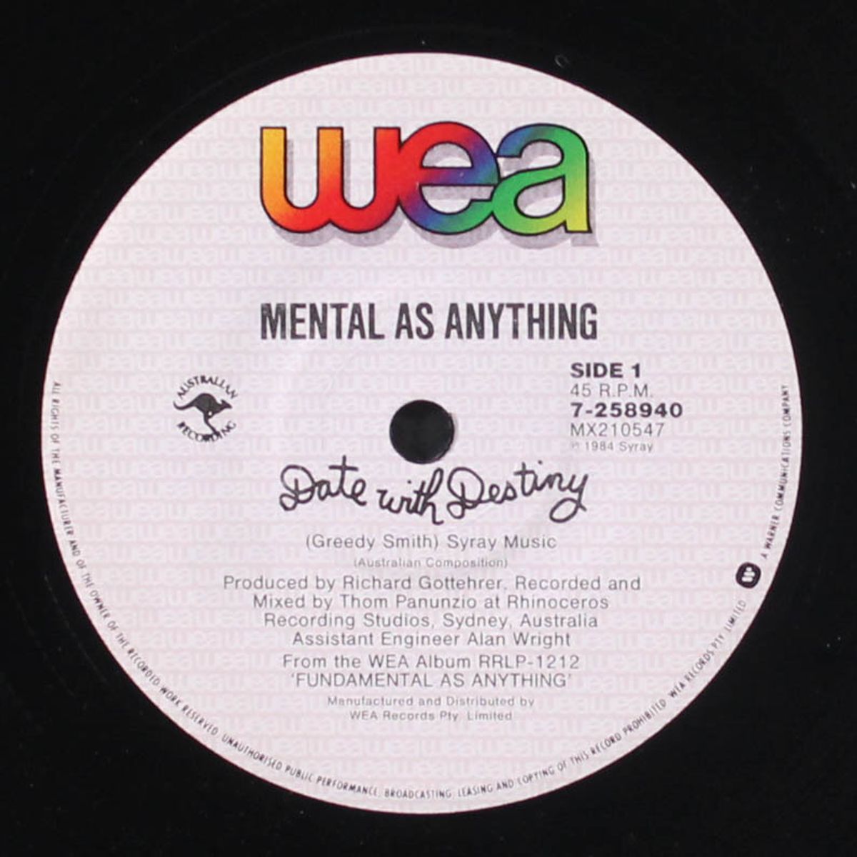 date with destiny by MENTAL AS ANYTHING