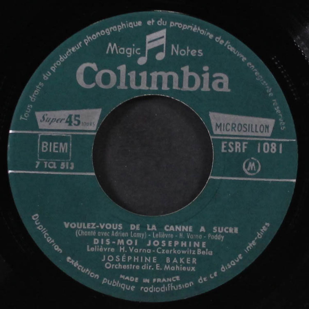 dis-moi josephine by JOSEPHINE BAKER