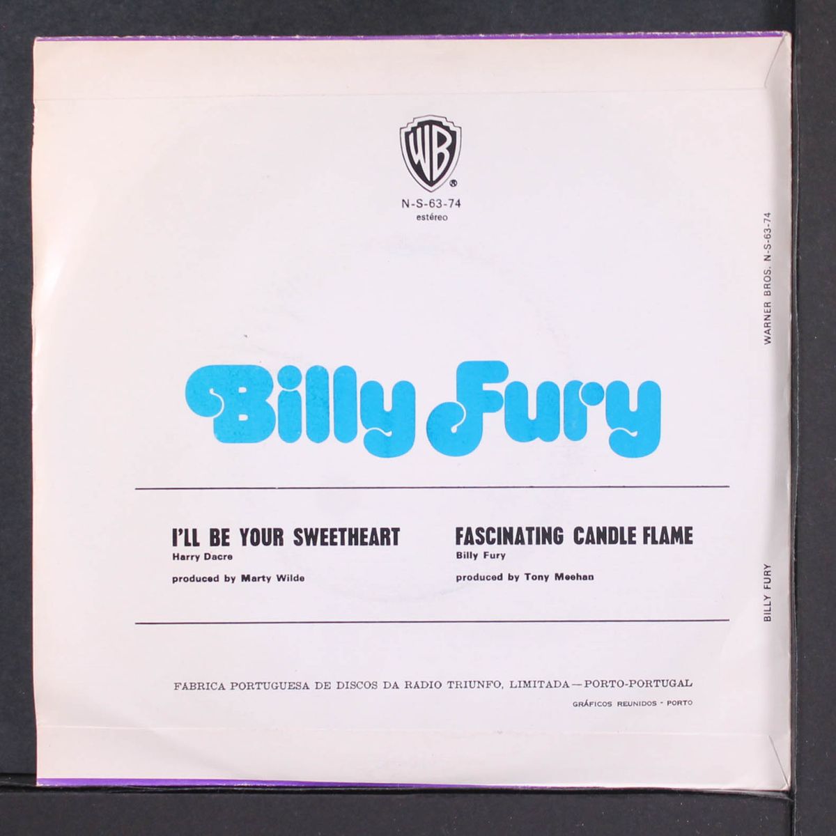 i'll be your sweetheart by BILLY FURY
