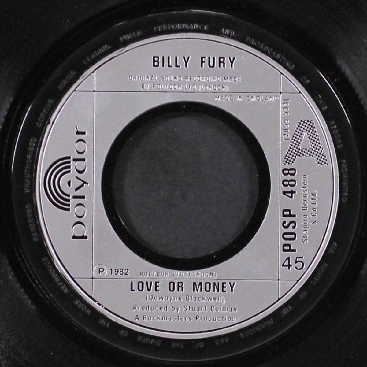 love or money by BILLY FURY