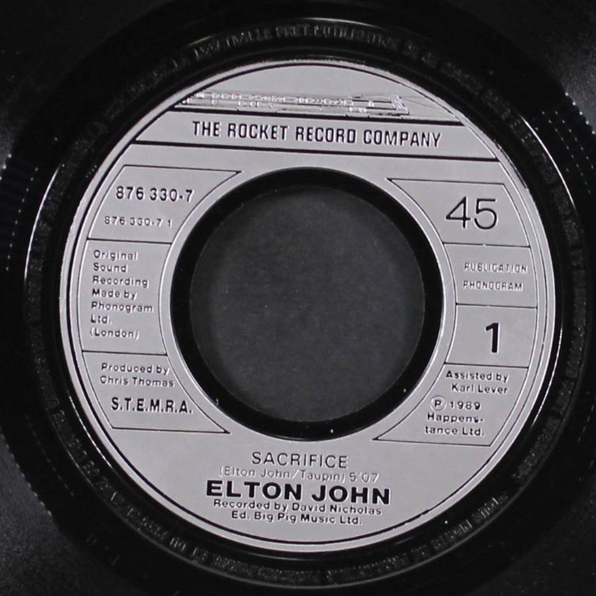 sacrifice / love is a cannibal by ELTON JOHN
