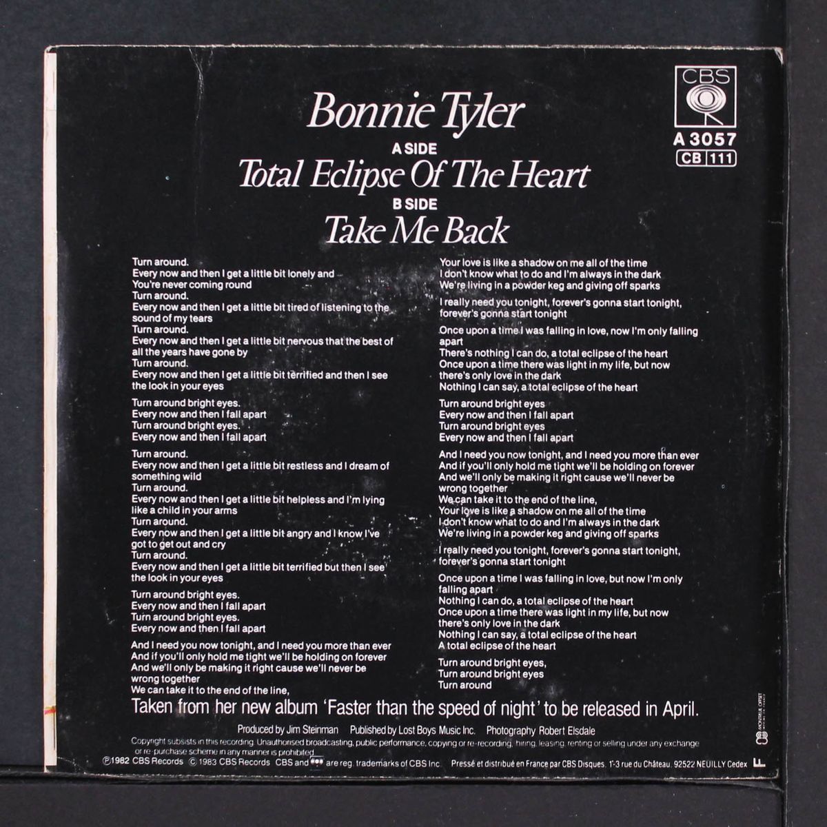 total eclipse of the heart by BONNIE TYLER