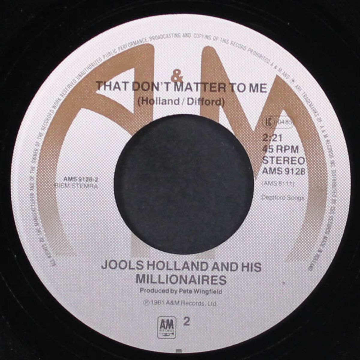 bumble boogie by JOOLS HOLLAND & HIS MILLIONAIRES
