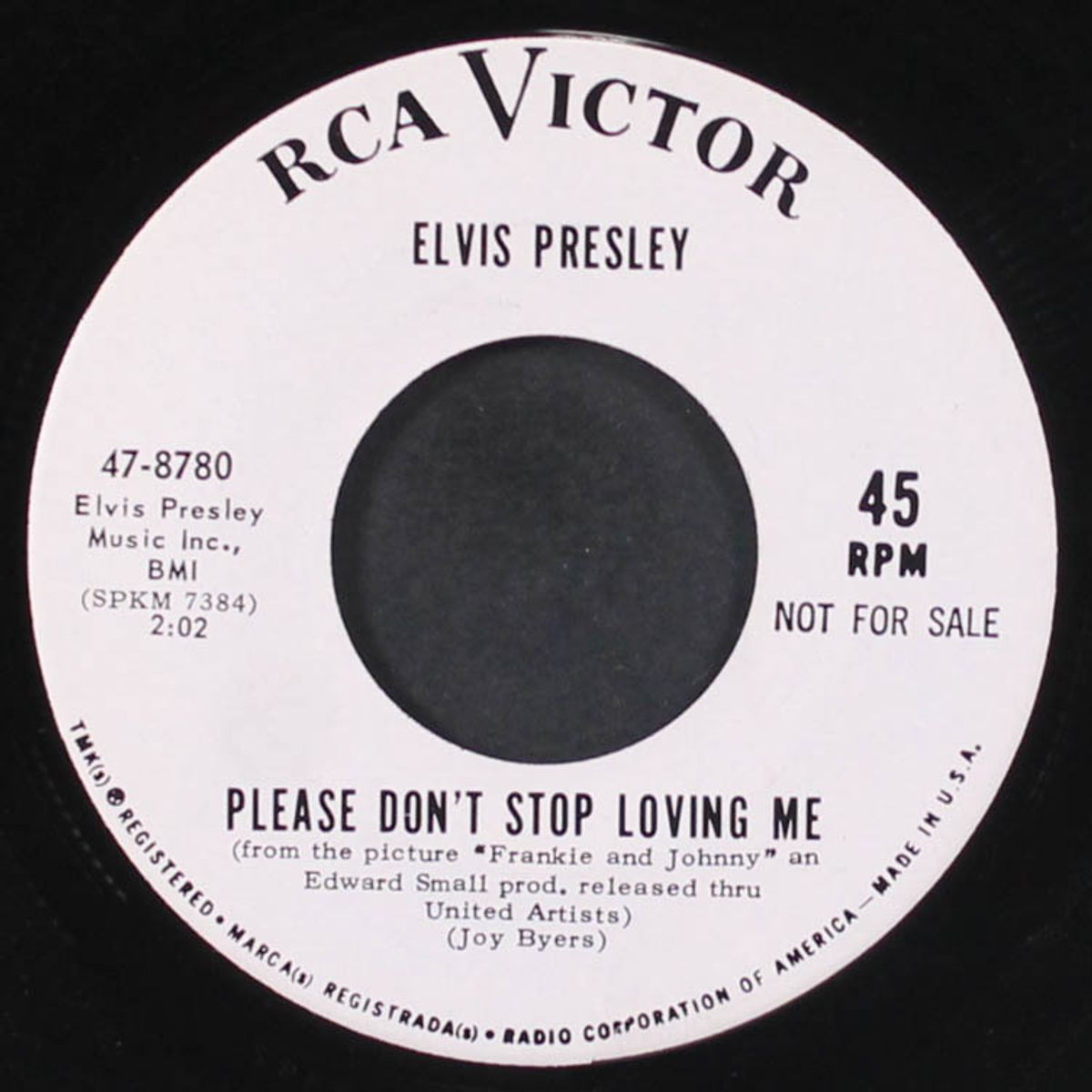 frankie and johnny / please don't stop loving me by ELVIS PRESLEY