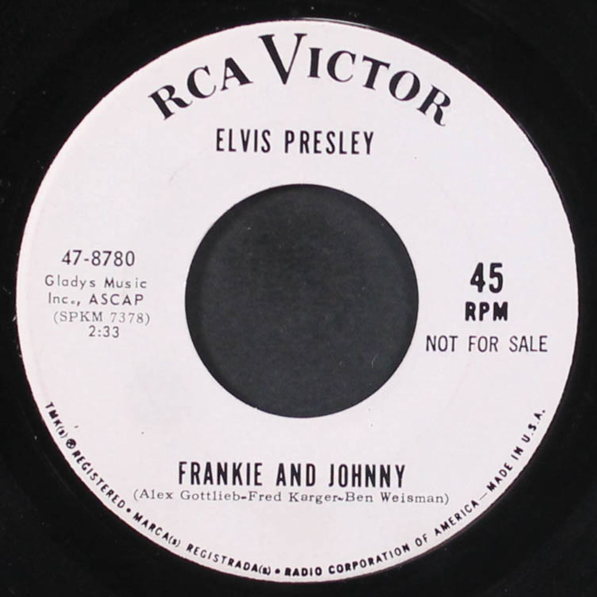frankie and johnny / please don't stop loving me by ELVIS PRESLEY