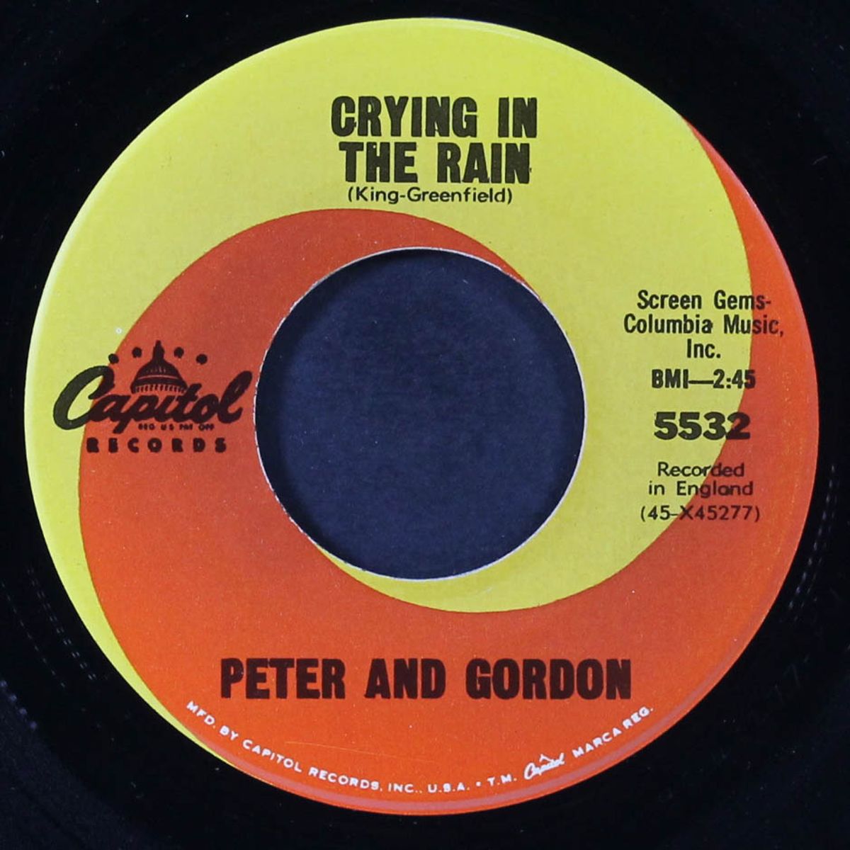 don't pity me / crying in the rain by PETER & GORDON