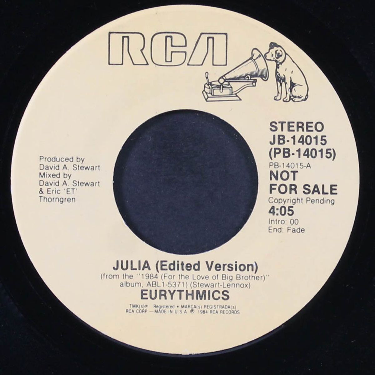 julia by EURYTHMICS