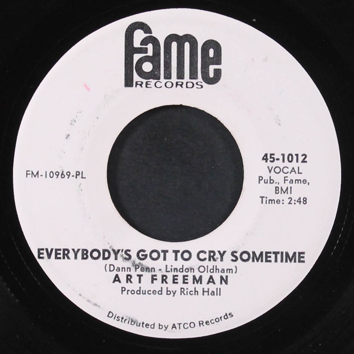 a piece of my heart / everybody's got to cry sometime by ART FREEMAN