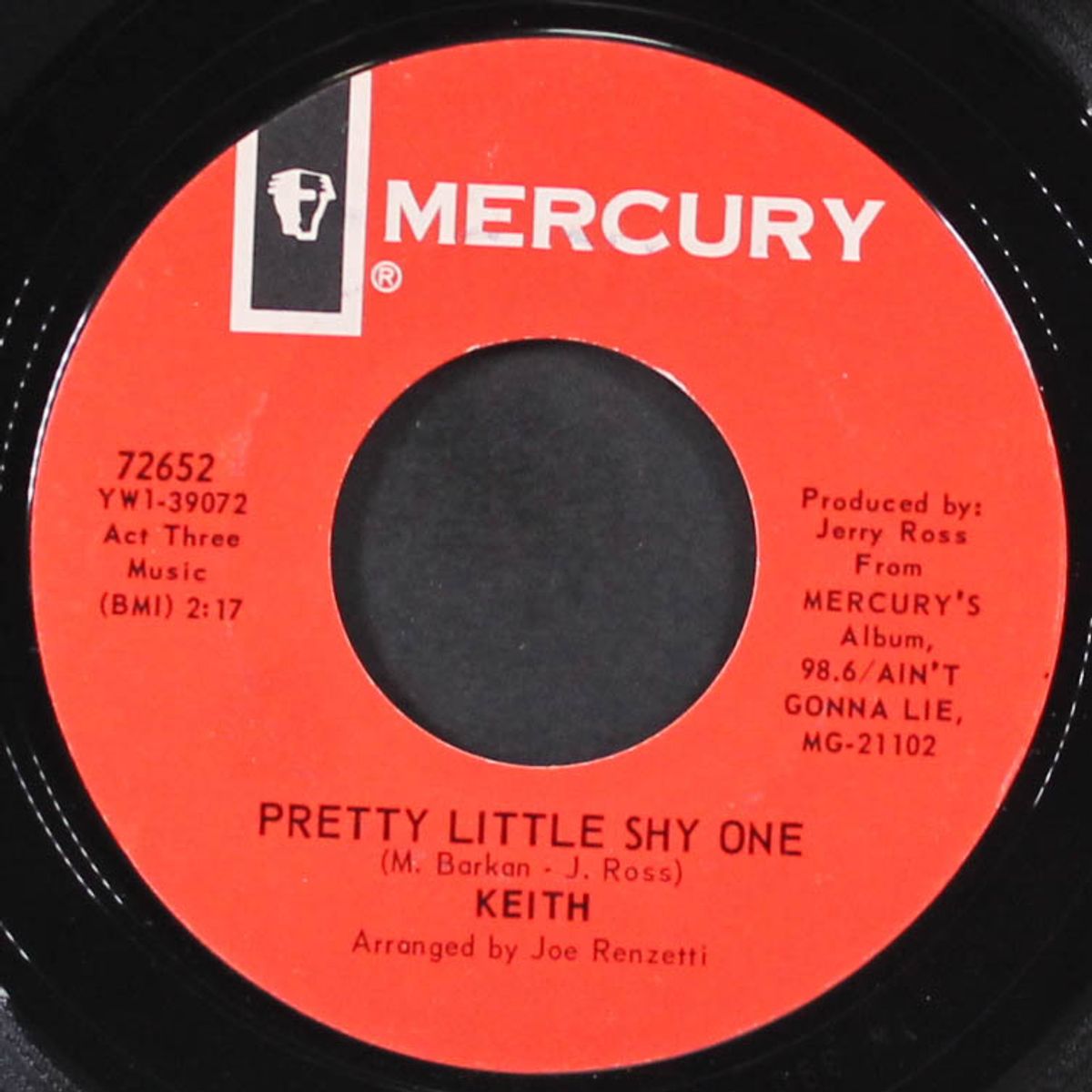 tell me to my face / pretty little shy one by KEITH