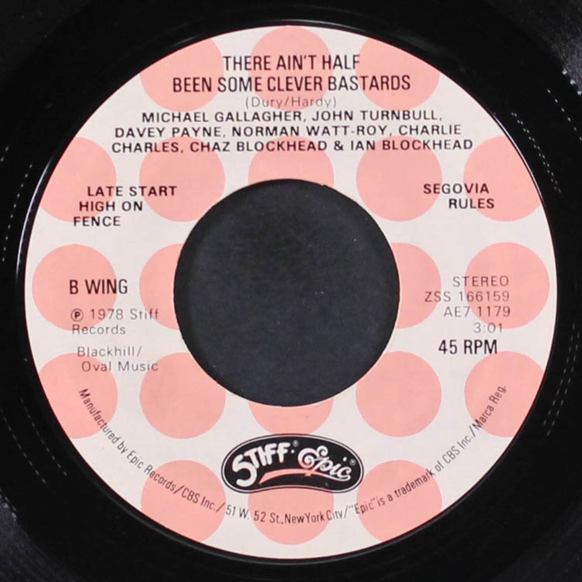 hit me with your rhythm stick by IAN DURY & BLOCKHEADS