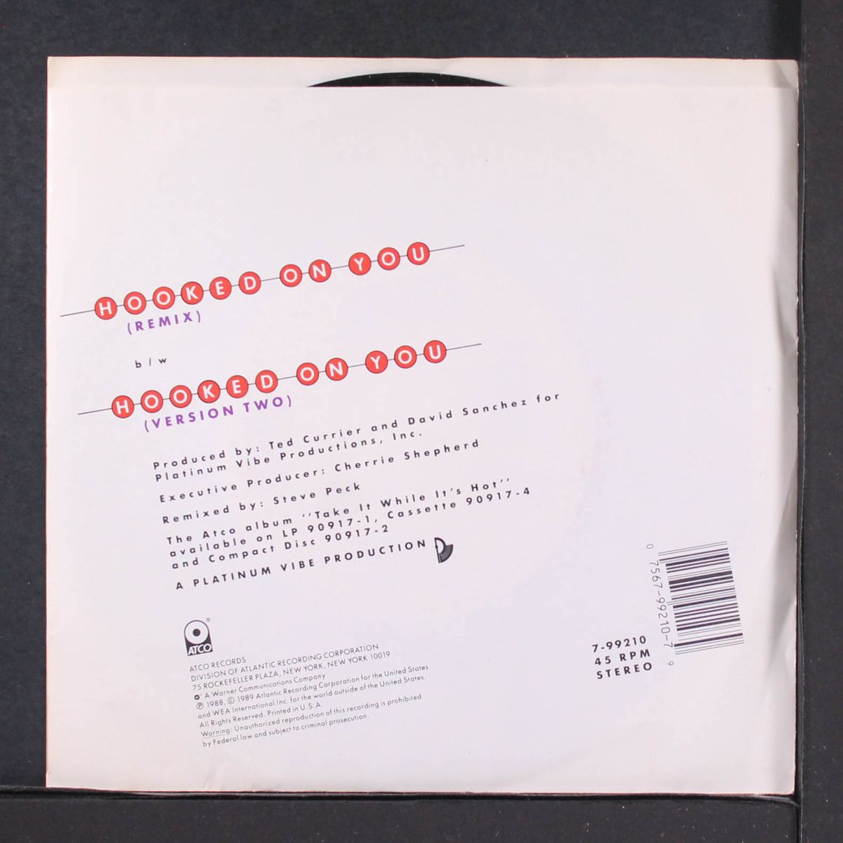 hooked on you / version two by SWEET SENSATION
