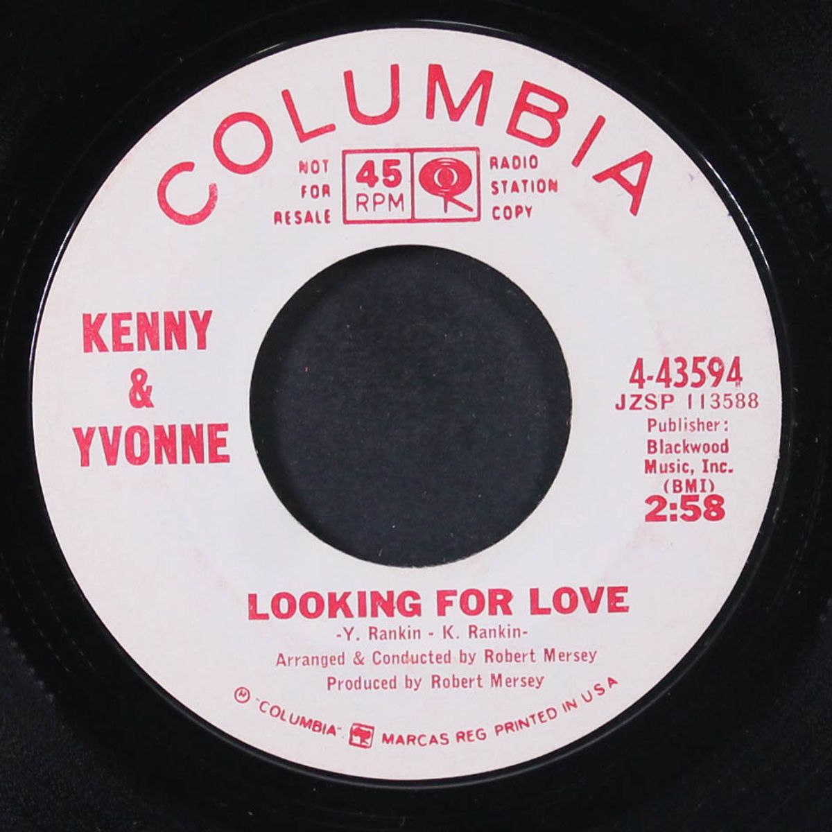 come on and be my love / looking for love by KENNY & YVONNE