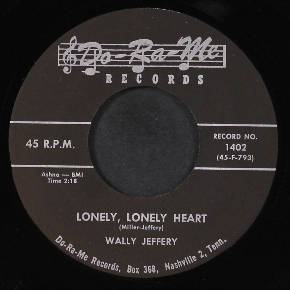 oh yeah / lonely, lonely heart by WALLY JEFFERY