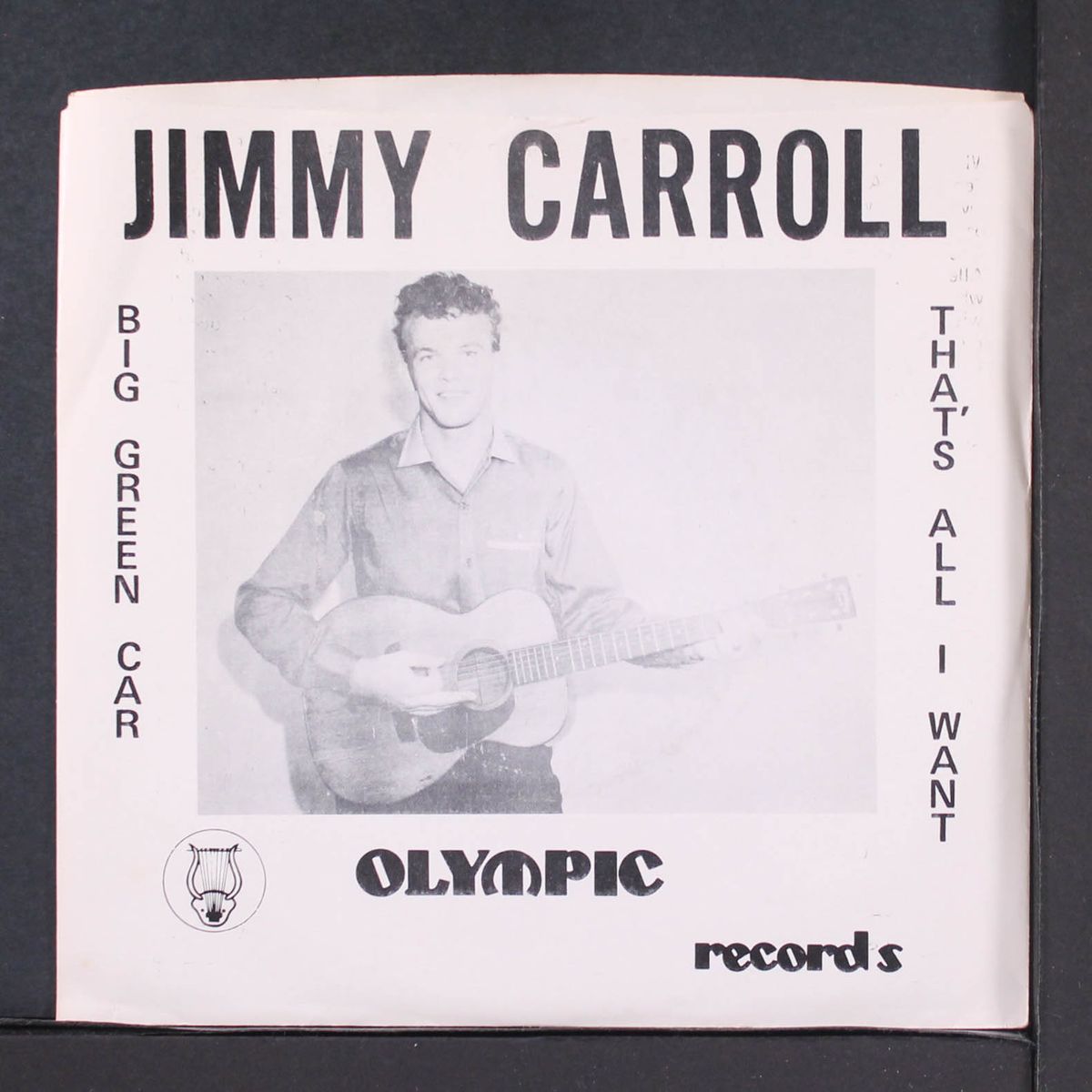 big green car / that's all i want by JIMMY CARROLL