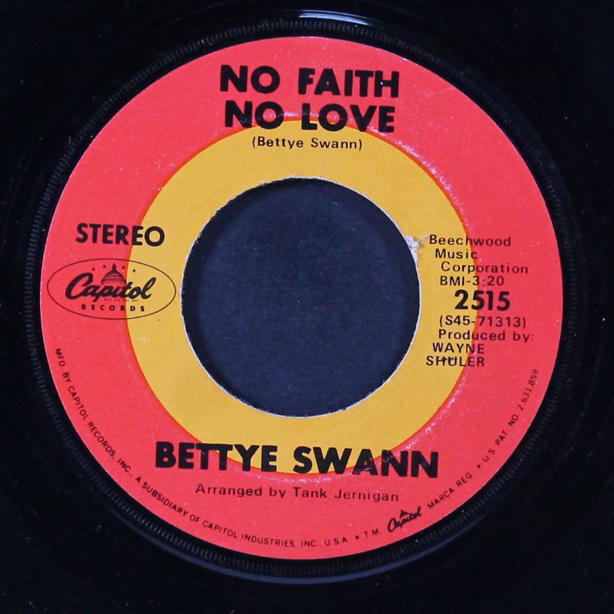 no faith no love / angel of the morning by BETTYE SWANN