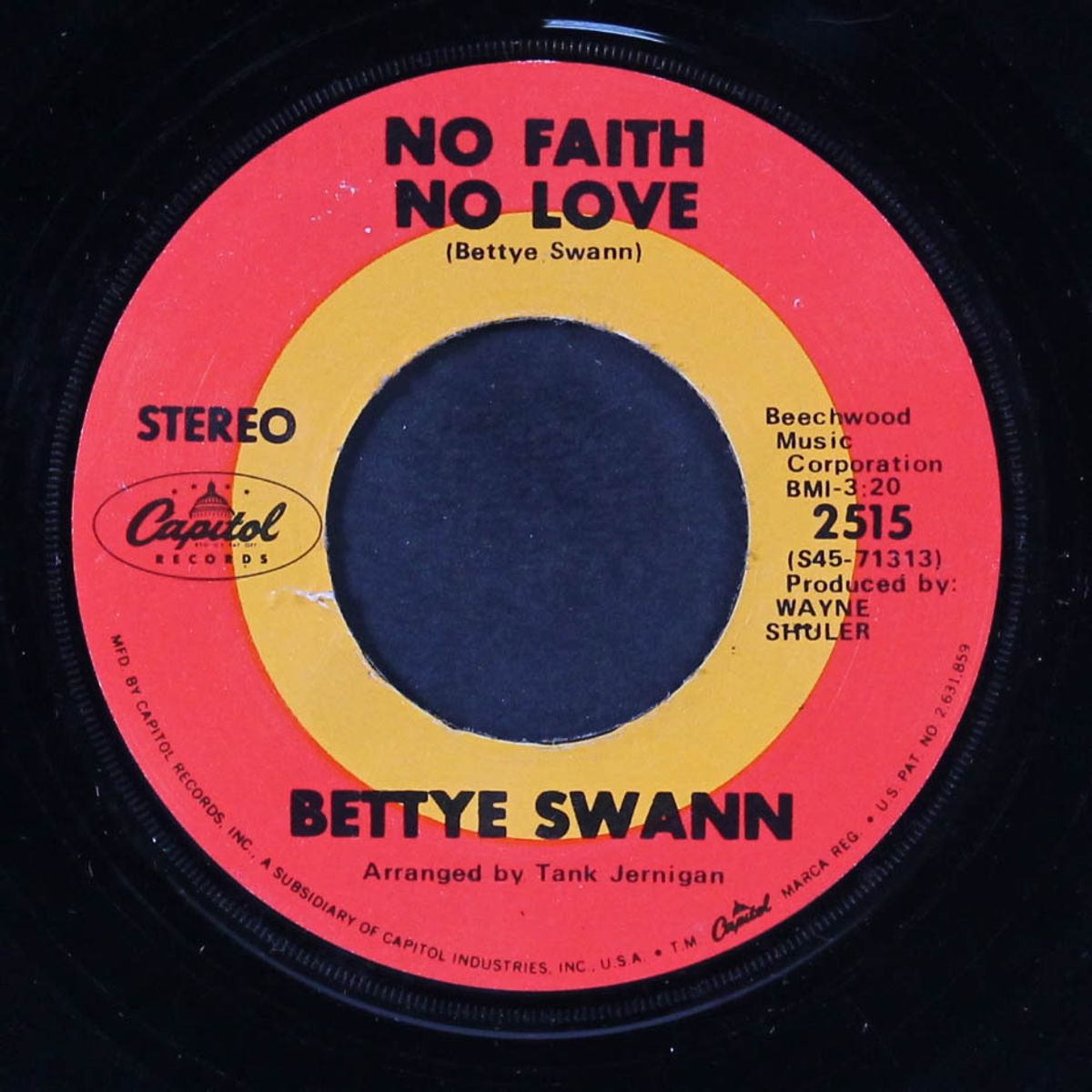no faith no love / angel of the morning by BETTYE SWANN