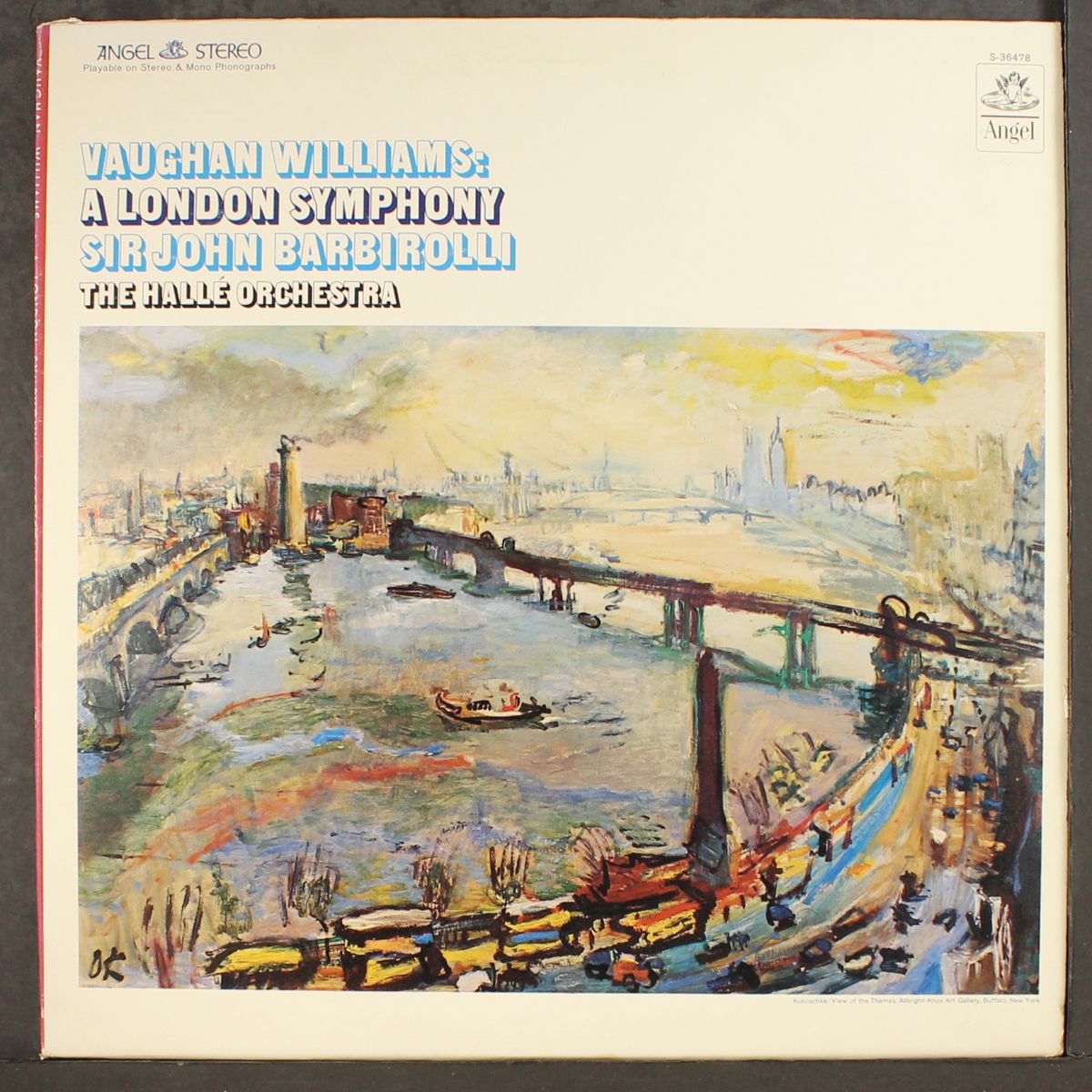 vaughan williams: a london symphony by SIR JOHN BARBIROLLI