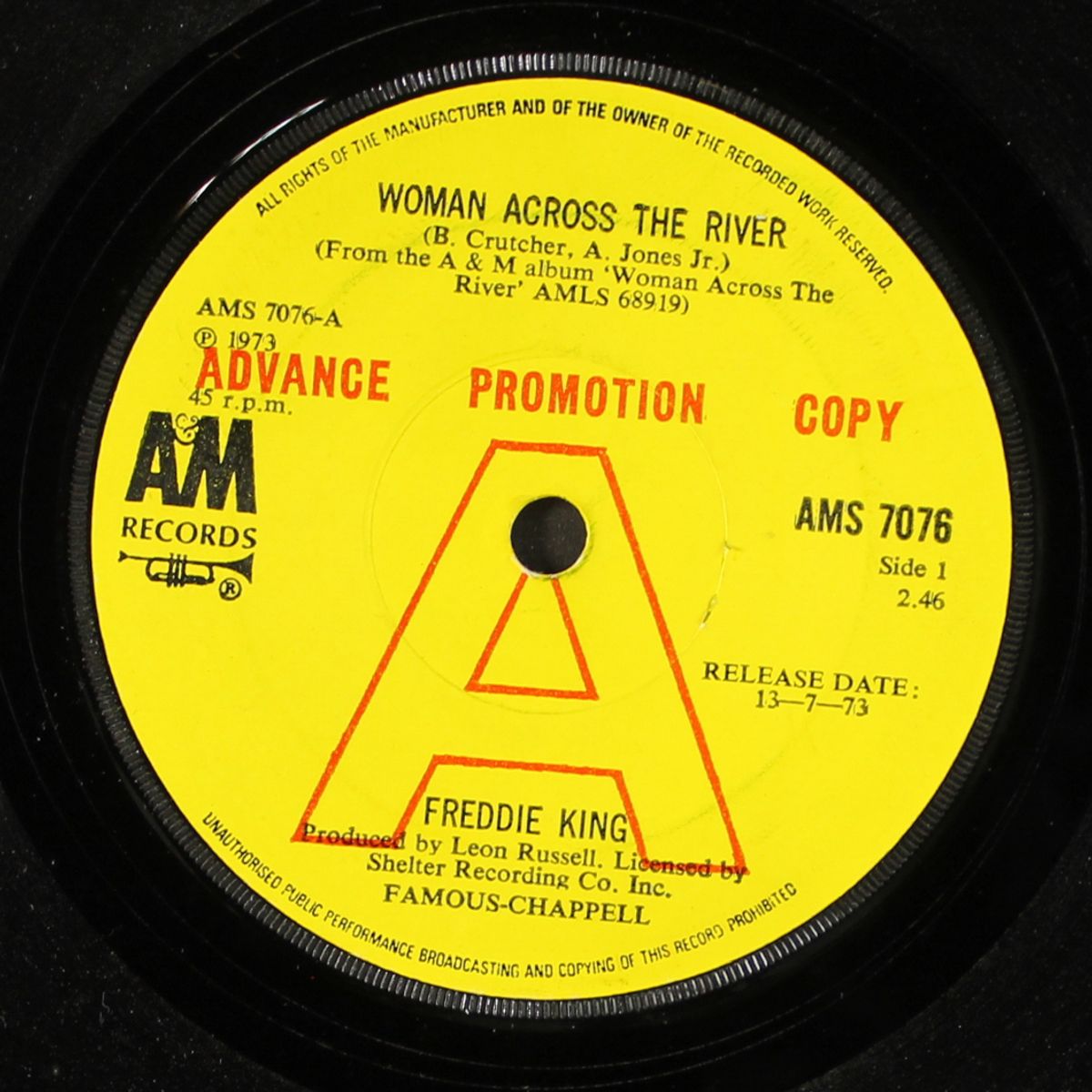 woman across the river / help me through the day by FREDDIE KING