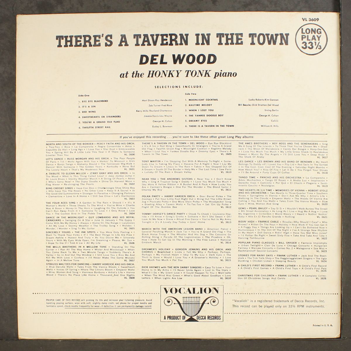 there's a tavern in the town by DEL WOOD
