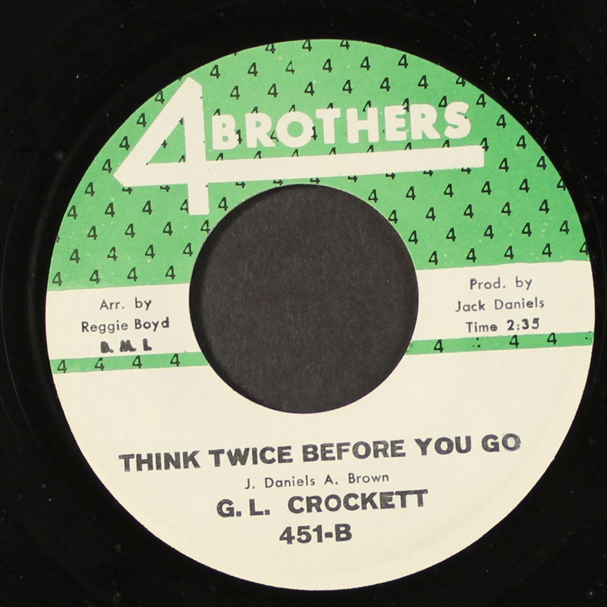 gonna make you mine / think twice before you go by G.L. CROCKETT
